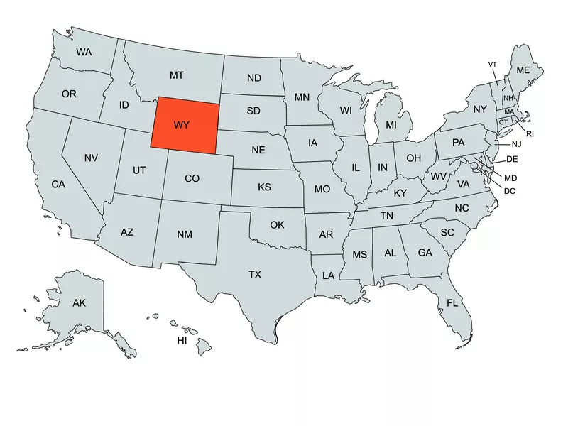 Wyoming Map