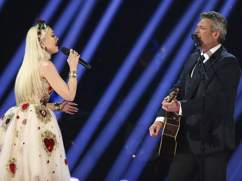 Gwen Stefani and Blake Shelton