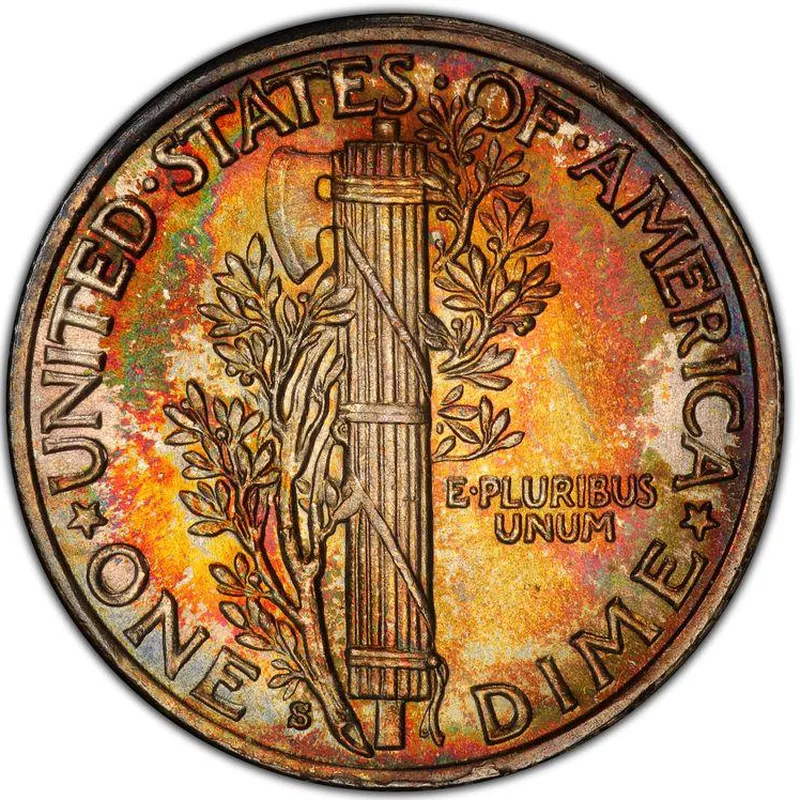 1938-S Mercury Dime