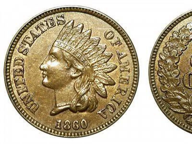 1860 Indian Head Coin