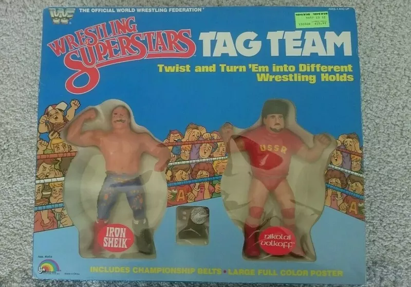 Iron Sheik and Nikolai Volkoff LJN Tag Team