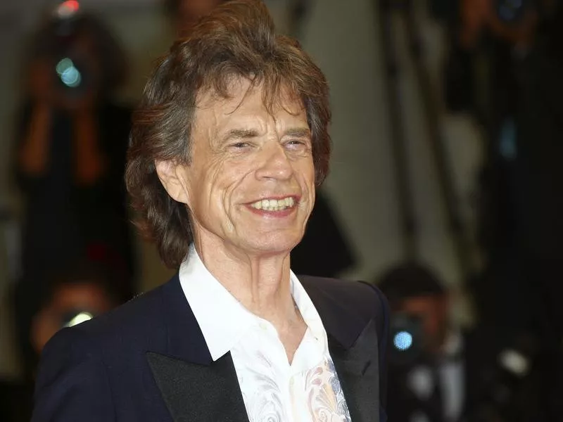 Mick Jagger smiling