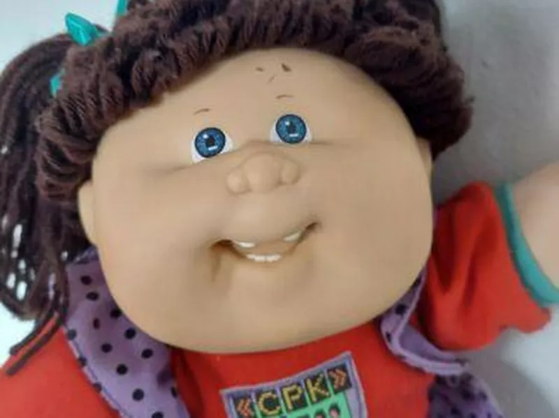 cpk brunette Cabbage Patch Kid doll