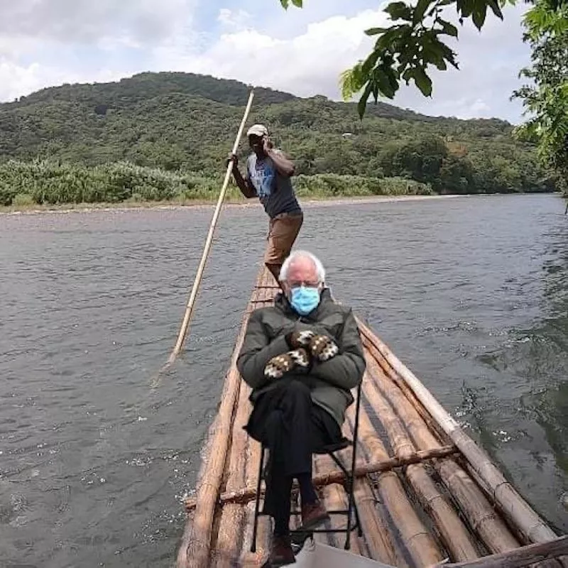 Bernie Sanders in Jamaica