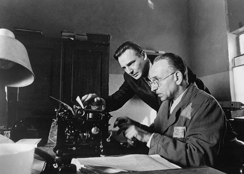 Liam Neeson and Ben Kingsley in Schindler's List