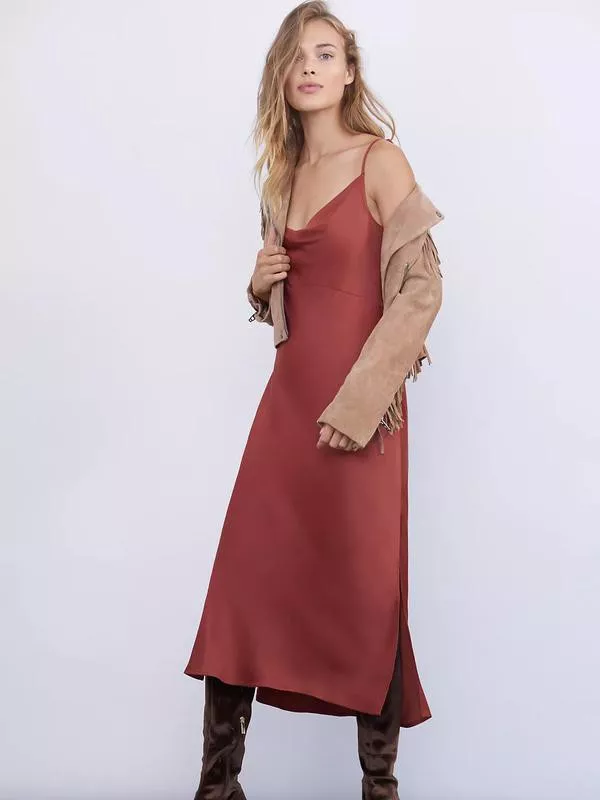 Elyse Bias Slip Dress