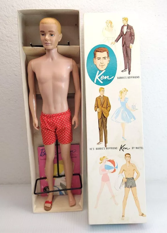 Original Ken (Blonde Flocked Hair)