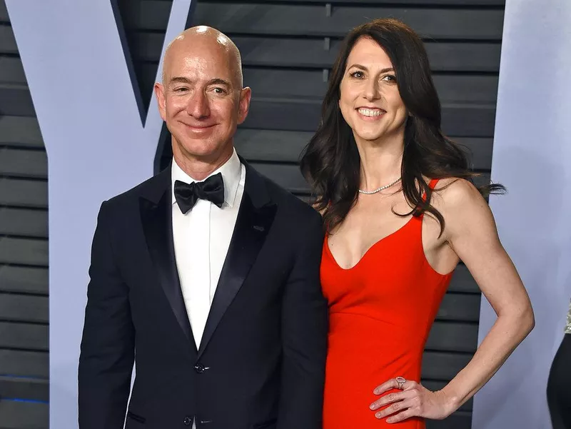 Jeff and MacKenzie Bezos