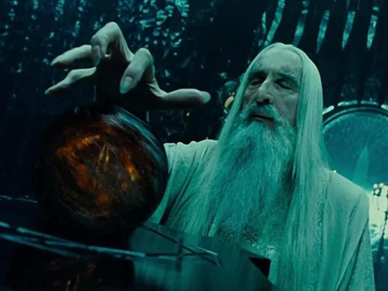 Christopher Lee in The Lord of the Rings