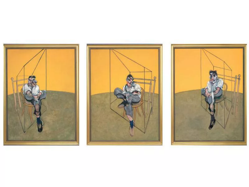 Three Studies of Lucian Freud