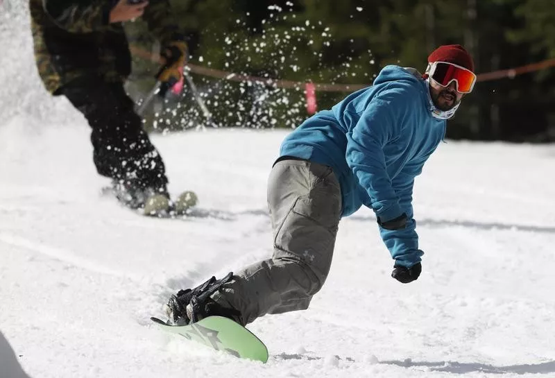 Snowboarding in Colorado