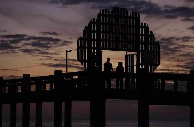 Beach Park Fishing Pier in Pascagoula, Missippi