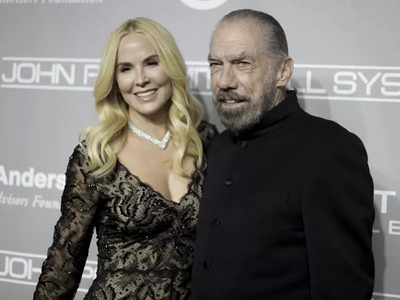 Eloise Broady and John Paul DeJoria