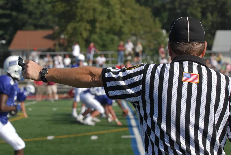 A U.S. football referee