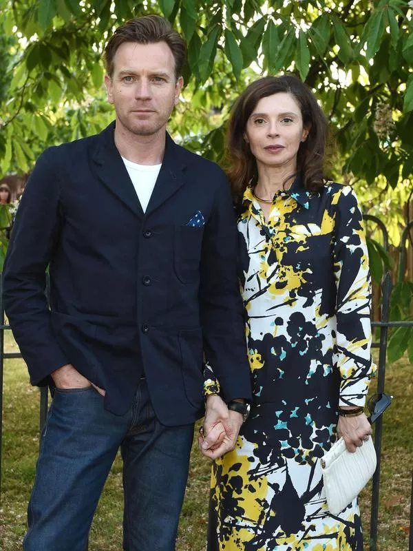 Ewan McGregor and Eve Mavrakis