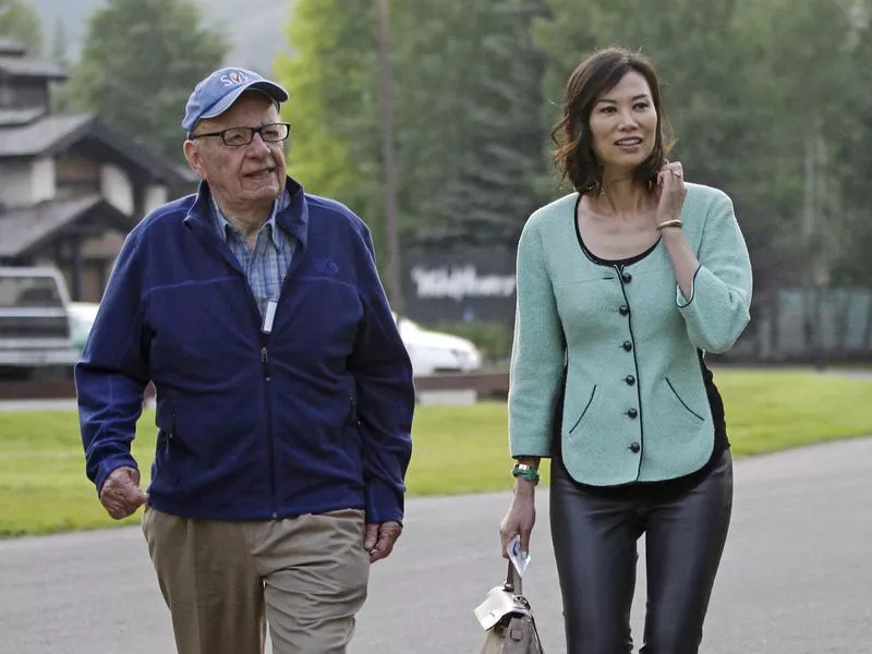 Rupert Murdoch and Wendi Deng