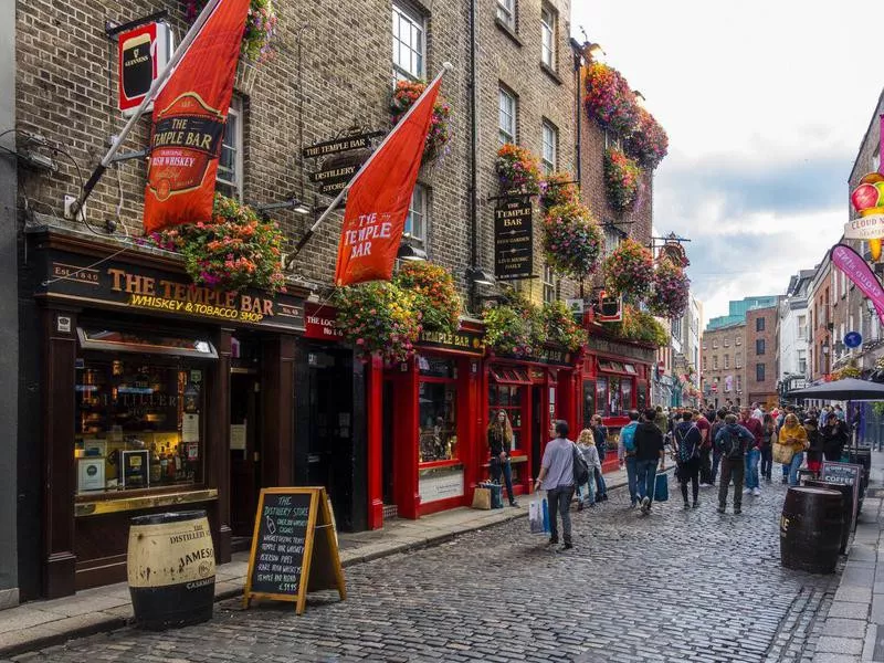 The Temple Bar in Dublin