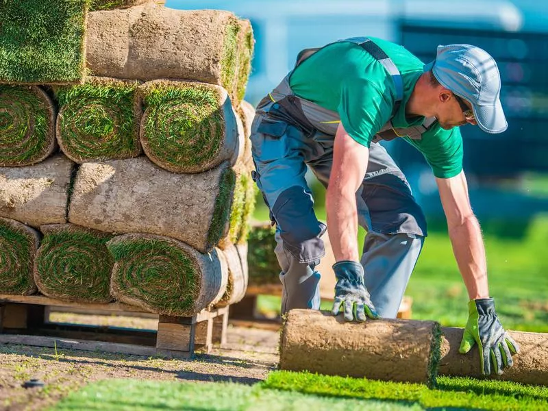 Grounds maintenance workers