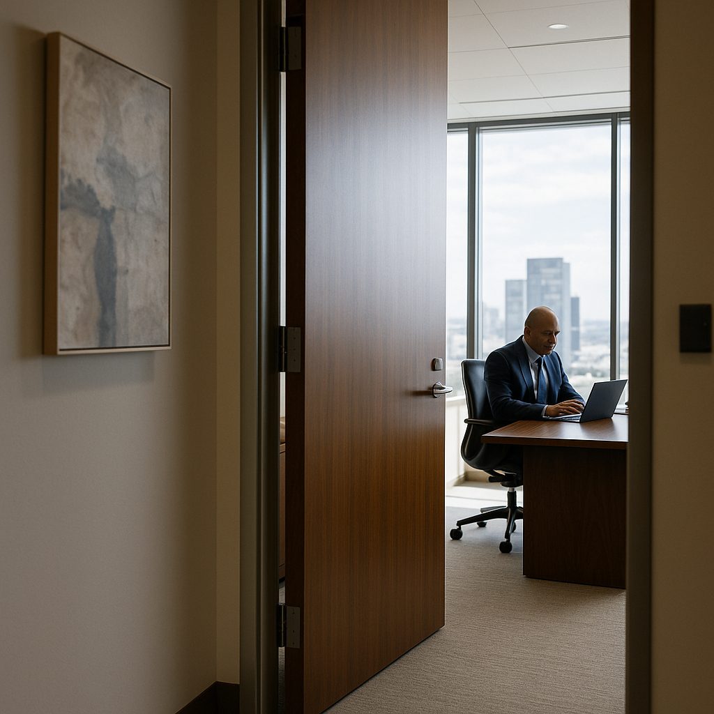Why the window rarely lines up with the door