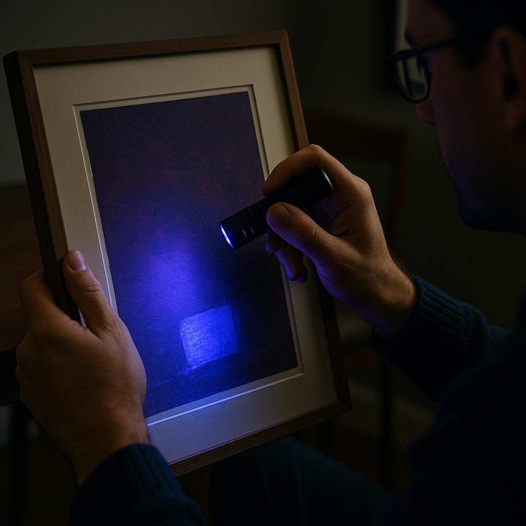 The blacklight pass: what jumps out, and what stays quiet