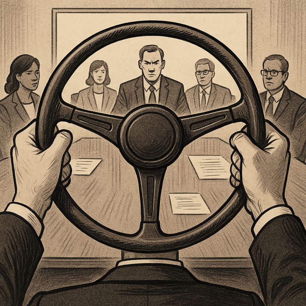 Control drift: the board seat that quietly becomes a steering wheel