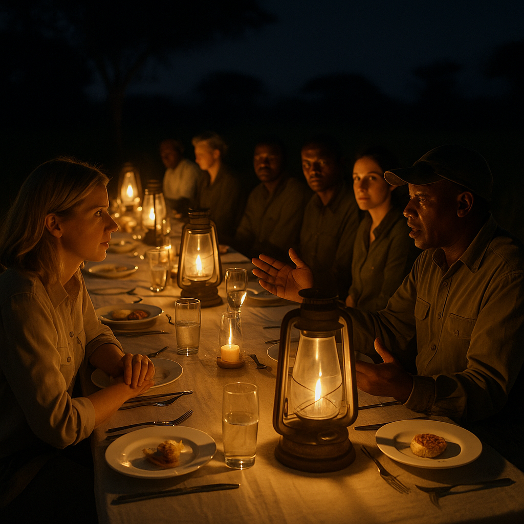 A conservancy dinner with the people who decide what survives