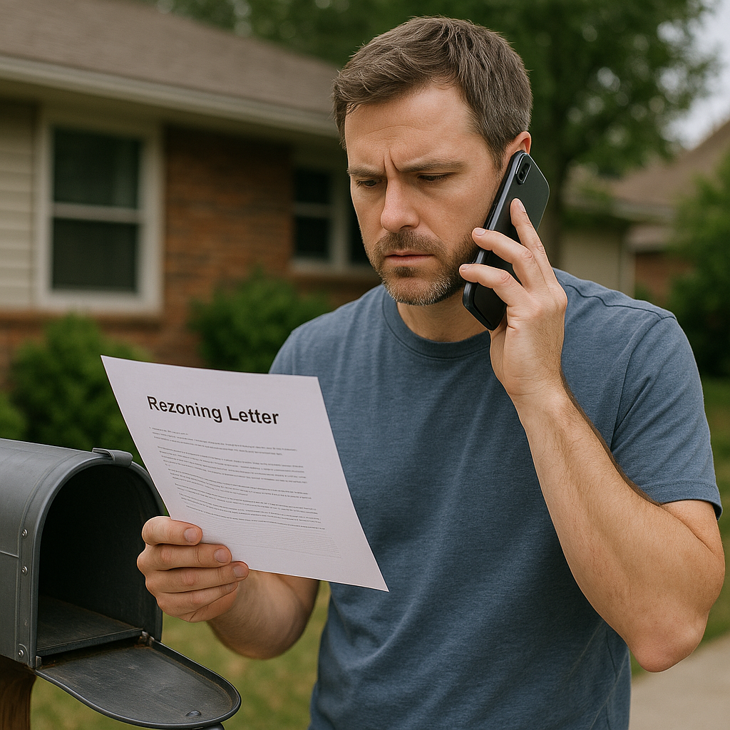 The rezoning letter that changes your rebuild math