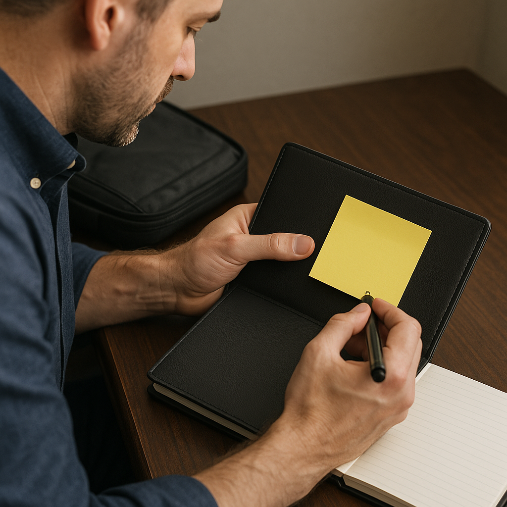 The Post-It Rule: ring-fence cash, then go hunting