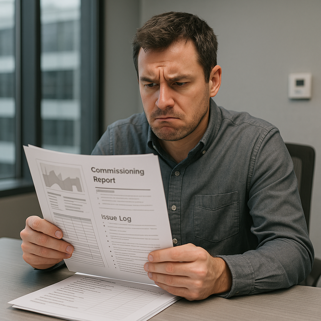 Commissioning paperwork: the unsexy document that predicts comfort calls